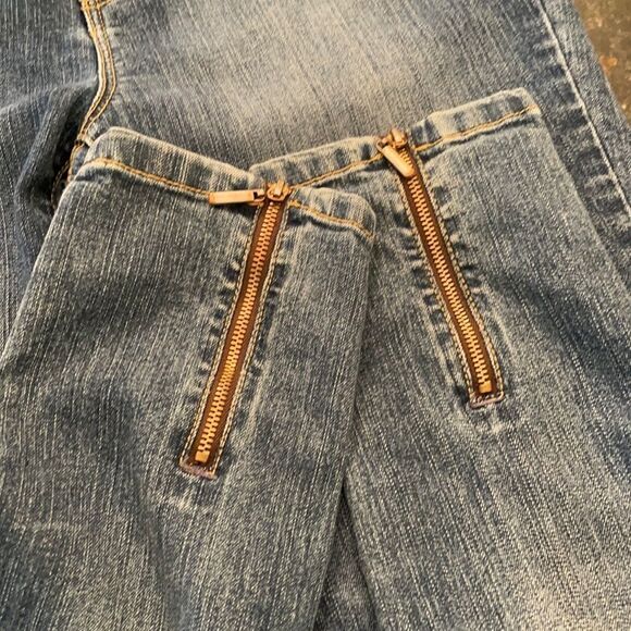 Cache Sz 2 Zipper Jeans So cute!! EUC - Picture 6 of 11